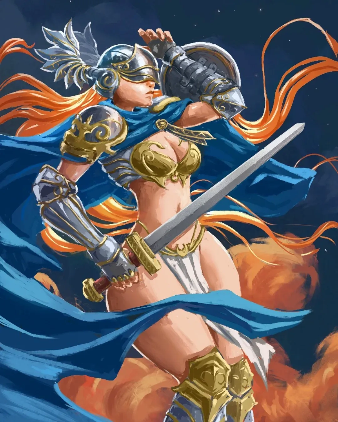 Ilustración de la baraja God